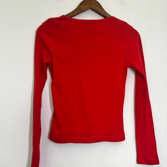 Biker Design - 2010 Bike Week Daytona Beach Florida Red Zipper Long Sleeve Top S - Picture 10 of 10